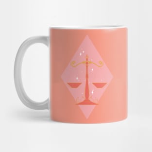 Libra Scales (Pink) Mug